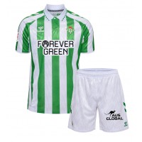 Koszulka piłkarska Real Betis Strój Domowy dla dzieci 2024-25 tanio Krótki Rękaw (+ Krótkie spodenki)